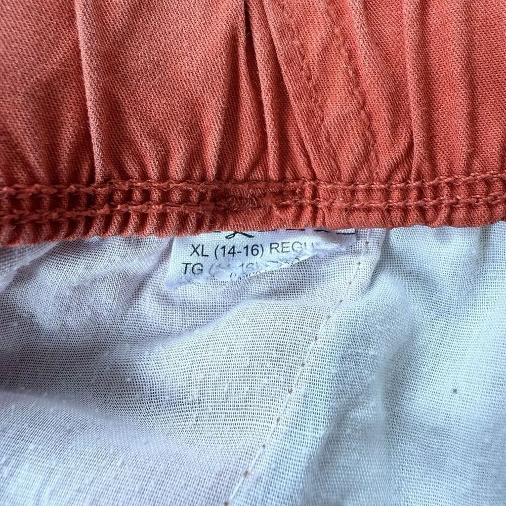 Old Navy Boys' Pull On Cargo Shorts Burnt Orange Size XL (14-16)